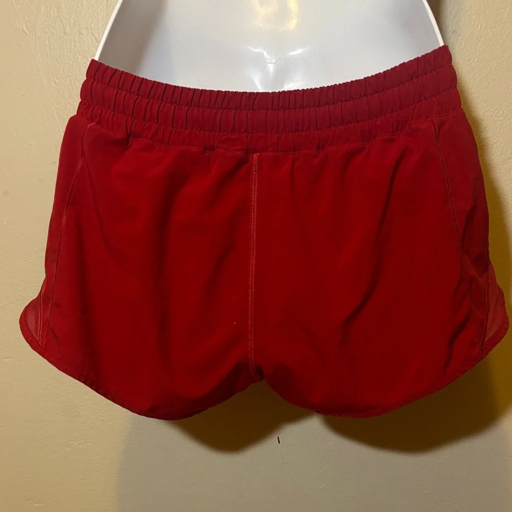 Lululemon Hottie Hot Red Shorts